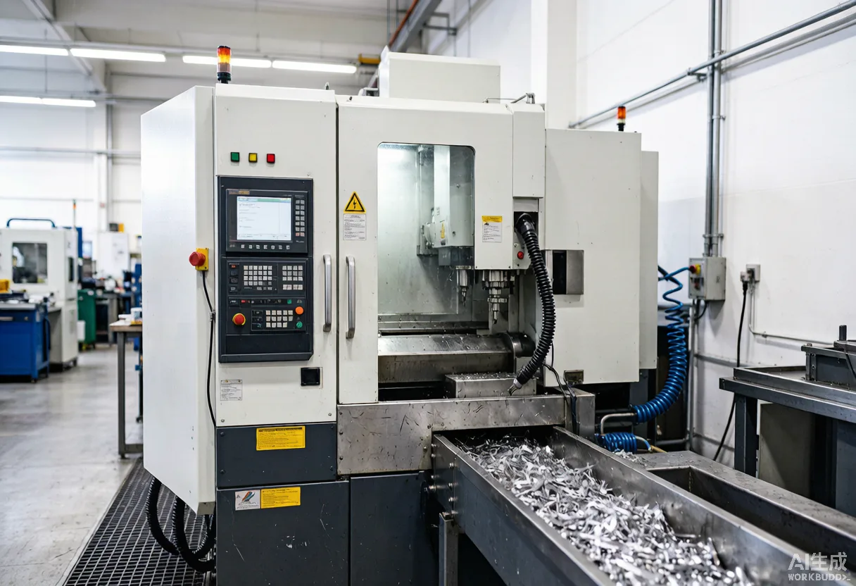 Gree GA-DV750 Vertikalbearbeitungszentrum in einer CNC-Werkstatt.