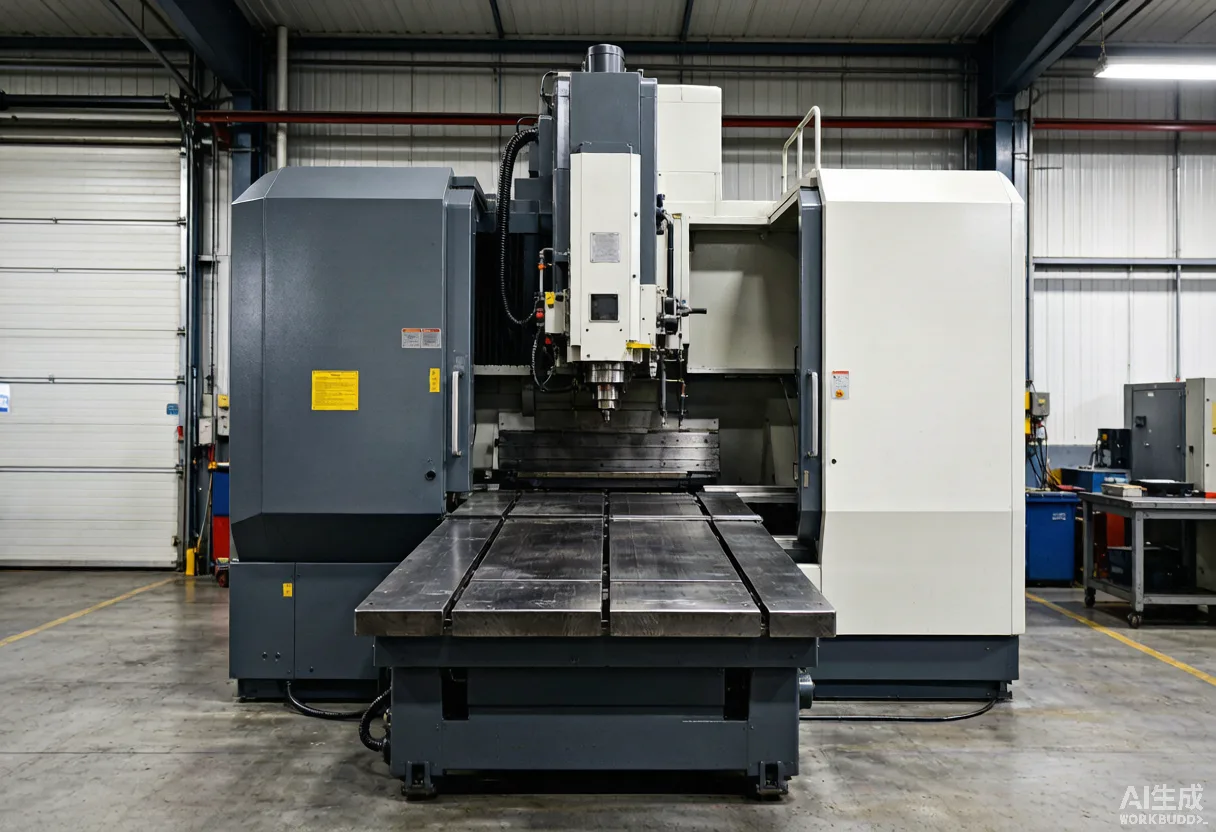 Gree GA-GF4028 fixed-beam gantry machining center with monolithic cast-iron structure for heavy-duty cutting