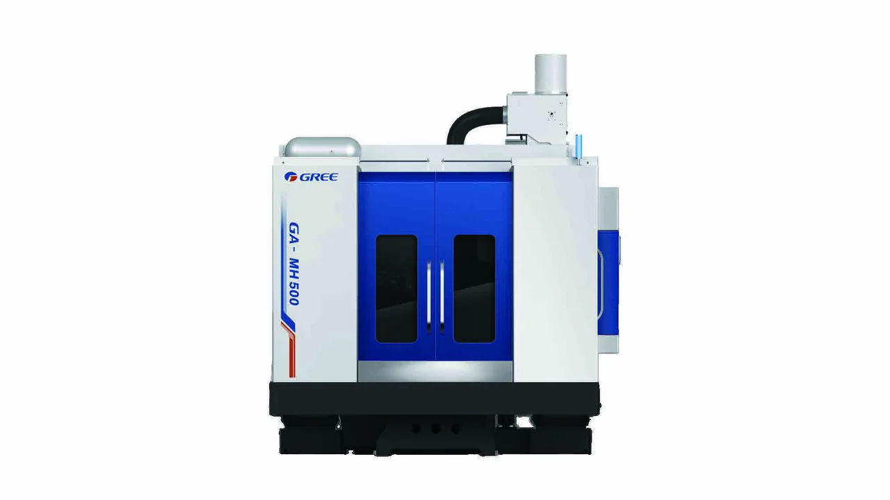 Gree GA-MH500 horizontales Bearbeitungszentrum mit Kettenmagazin.