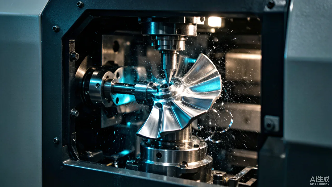 KEDE high-end five-axis vertical machining center